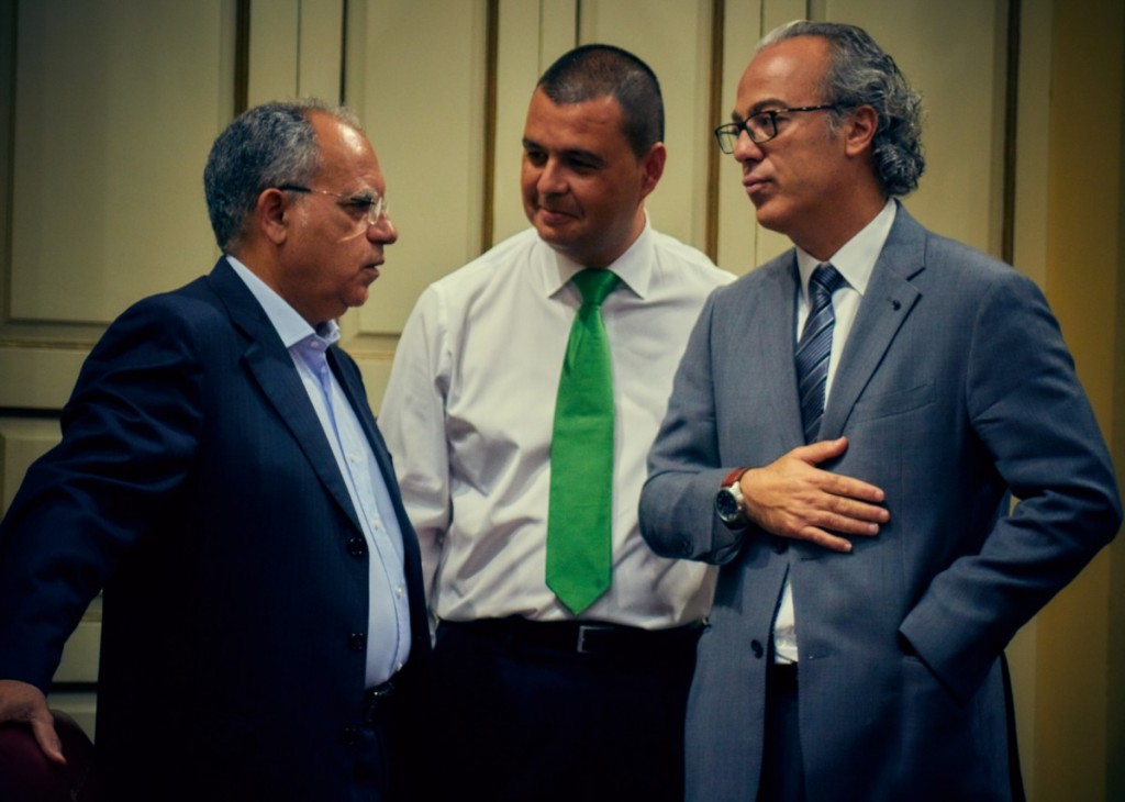Casimiro Curbelo, encantado con el consejero Jesús Morera / DA