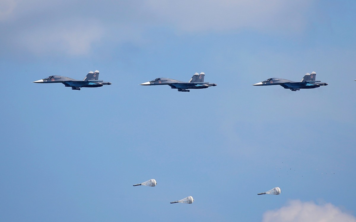 Aviones de combate rusos Sukhoi Su-34 | FOTO: REUTERS/Maxim Shemetov