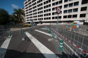 Edificio de Usos Múltiples I, donde se halla la sede de Medio Ambiente. / DA