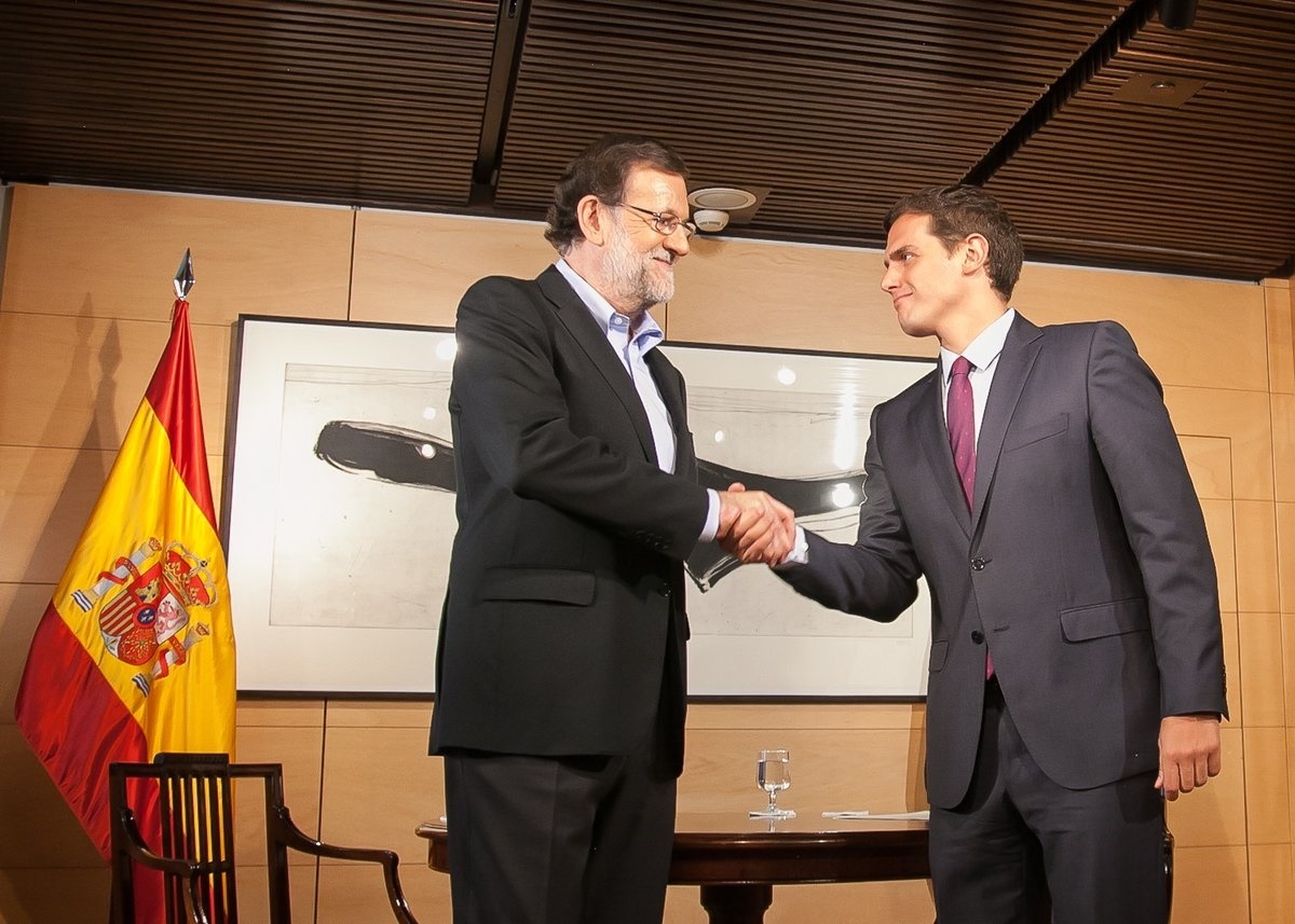 Mariano Rajoy y Albert Rivera, en imagen de archivo | FOTO: EUROPA PRESS