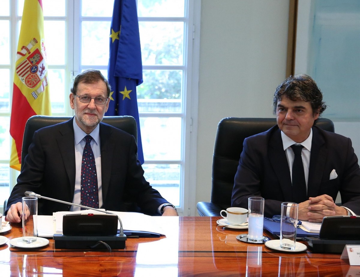 Mariano Rajoy y Jorge Moragas | FOTO: EUROPA PRESS