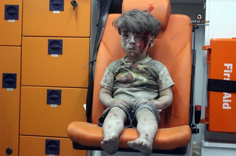Omran Daqneesh, rostro de la guerra en Siria