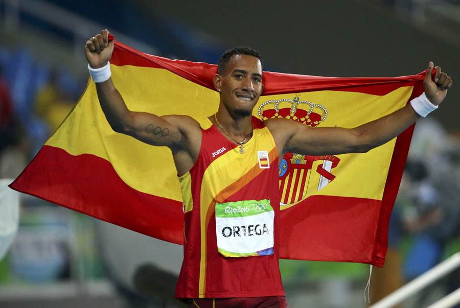 Orlando Ortega, plata en 100 metros valla. | REUTERS