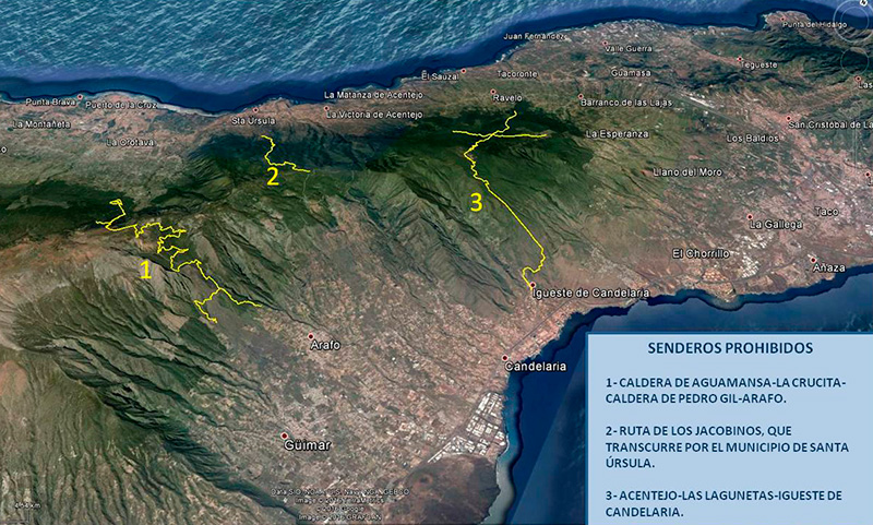 SENDEROS PROHIBIDOS PEREGRINACIÓN CANDELARIA