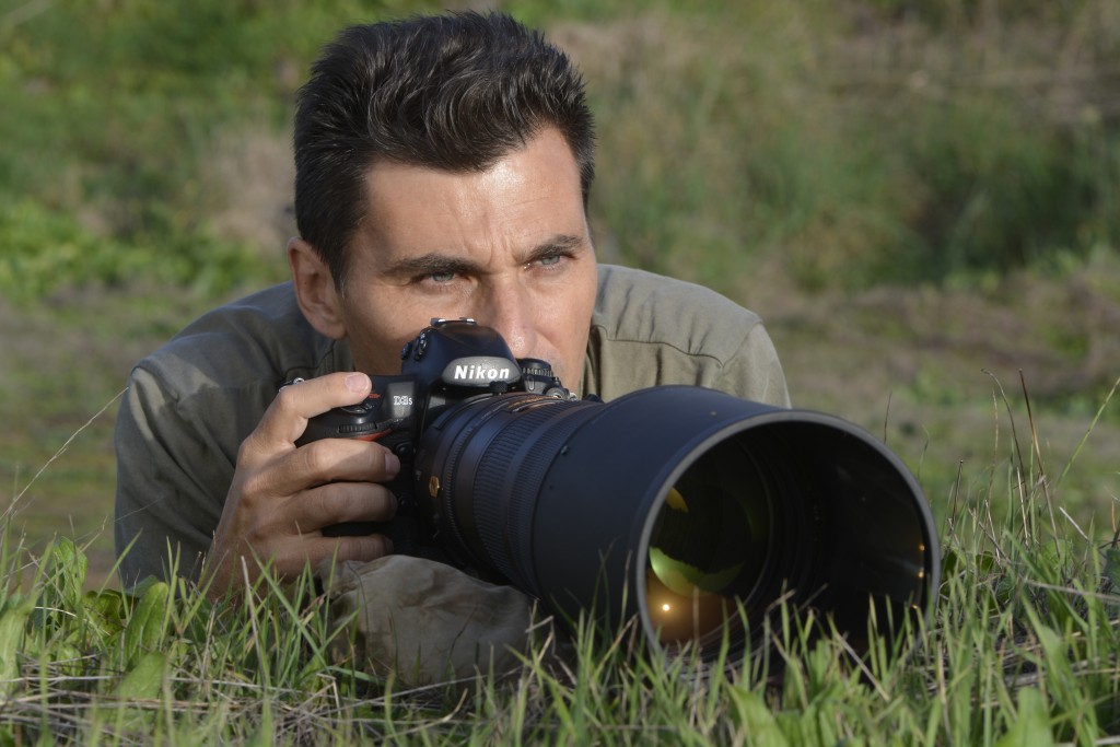 Imagen de José Juan Hernández, durante una de las sesiones de fotos. J. J. H.