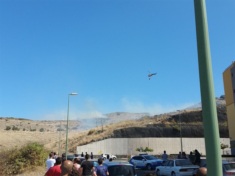 INCENDIO GRAN CANARIA SAN GREGORIO