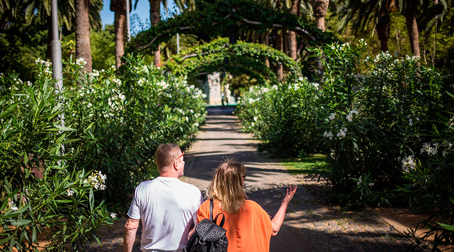 El parque García Sanabria cuenta con una rica colección de plantas ornamentales. / A.G.