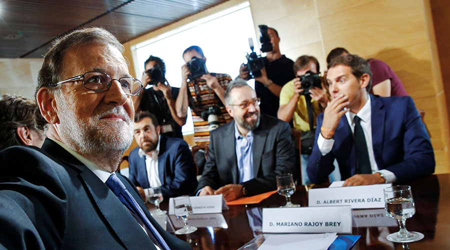 RAJOY Y RIVERA PACTO INVESTIDURA 1