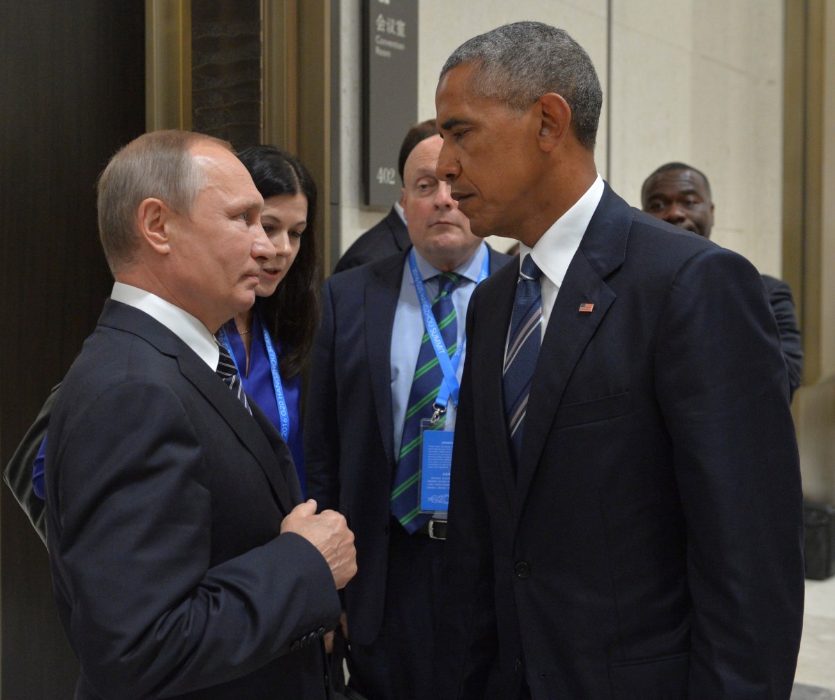 Vladimir Putin y Barack Obama se reúnen durante la cumbre del G20 | FOTO: Sputnik/Alexei Druzhinin