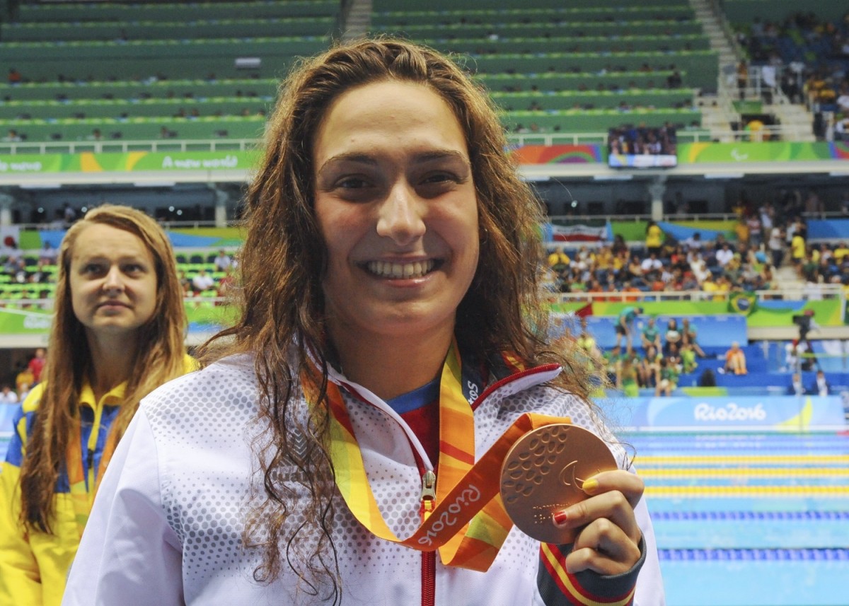 Ariadna Edo, medallista paralímpica española en natación | FOTO: EUROPA PRESS
