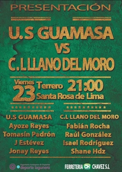 Cartel Presentacion Guamasa Llano del Moro