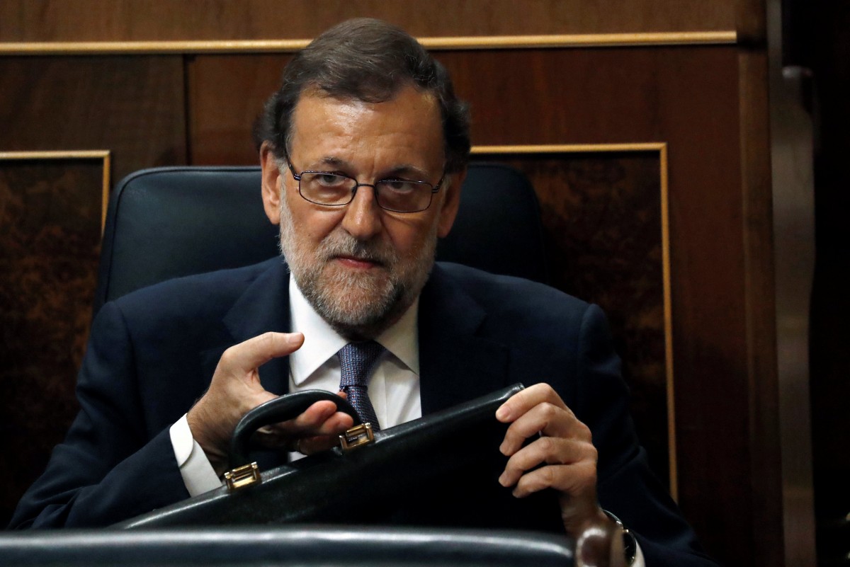 Mariano Rajoy, en la segunda jornada de la sesión de investidura | FOTO: REUTERS/Juan Medina