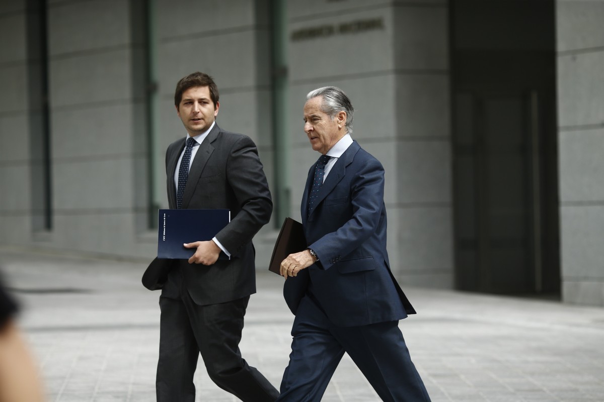 Miguel Blesa, saliendo de los juzgados | FOTO: EUROPA PRESS