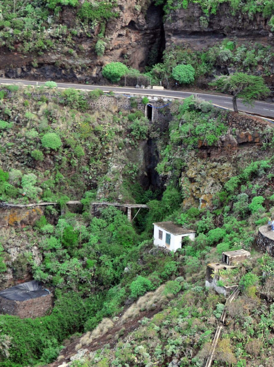 La cueva del mencey Bencomo, desconocida para muchos tinerfeños, se ubica en el barranco del Pinito, entre Santa Úrsula y La Orotava. M.P.P.
