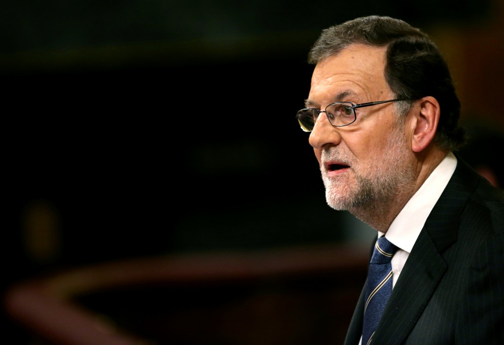 Mariano Rajoy durante el discurso de investidura | FOTO: REUTERS/Sergio Perez