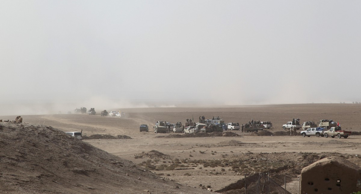 Tropas de la coalición se dirigen a Mosul | FOTO:  REUTERS/Stringer