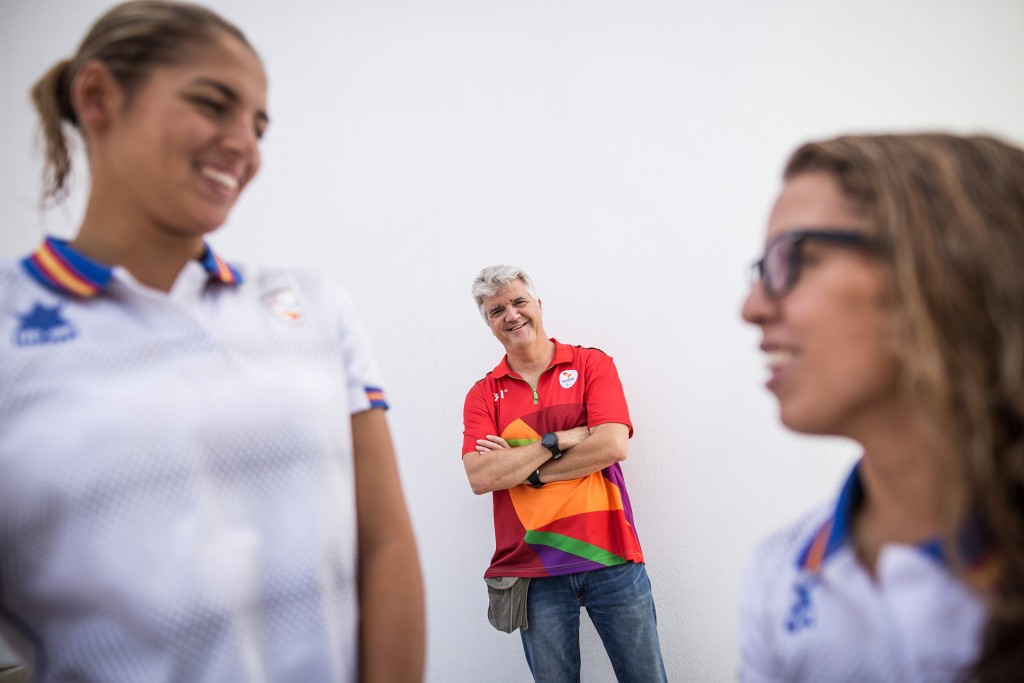 Guada es el principal artífice de los éxitos de Michelle Alonso y Judit Rolo en los pasados Juegos Paralímpicos| ANDRÉS GUTIÉRREZ