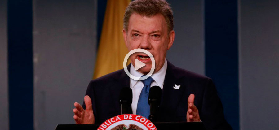 JUAN MANUEL SANTOS VIDEO