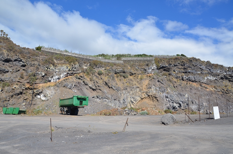 Terrenos de Risco Alto, en Breña Baja, donde irá el Parque Científico. |DA