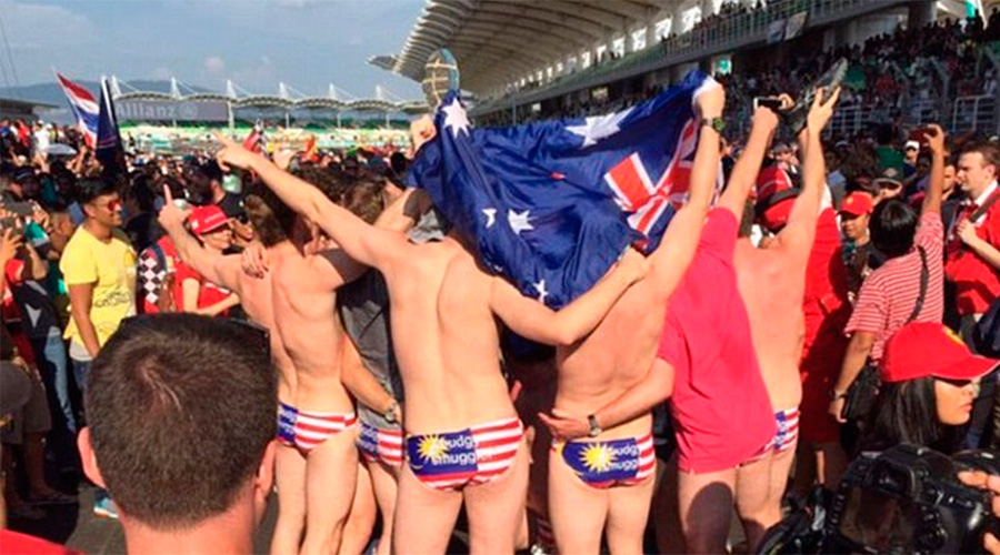 AUSTRALIANOS GP MALASIA DETENIDOS