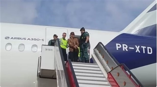 Patrick Nogueira a su llegada a España tras entregarse | FOTO: GUARDIA CIVIL