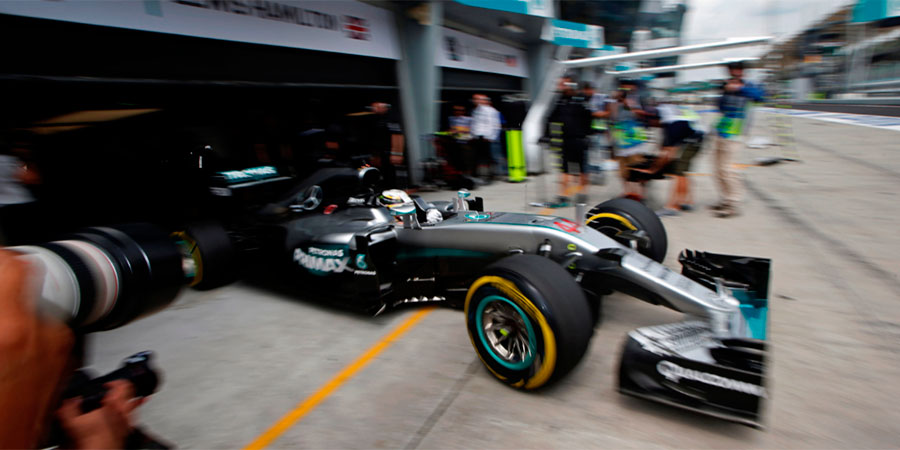 LEWIS HAMILTON GP MALASIA QUALI