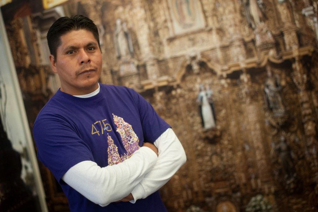 Juan Mauricio Martínez, artesano de Michoacán, México. / F. P.