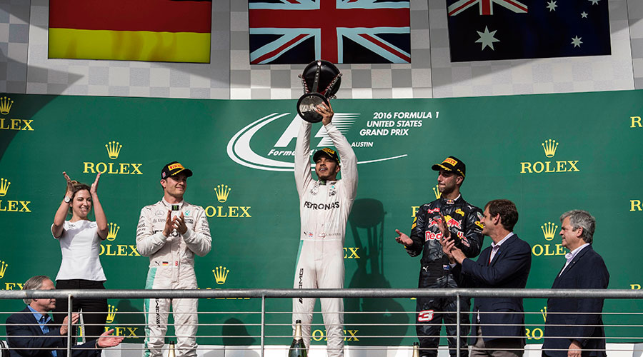PODIO GP EEUU F1
