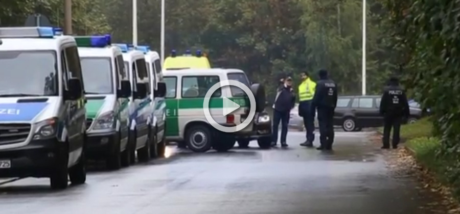 POLICIA ALEMANA DETENCION ATENTADO VIDEO