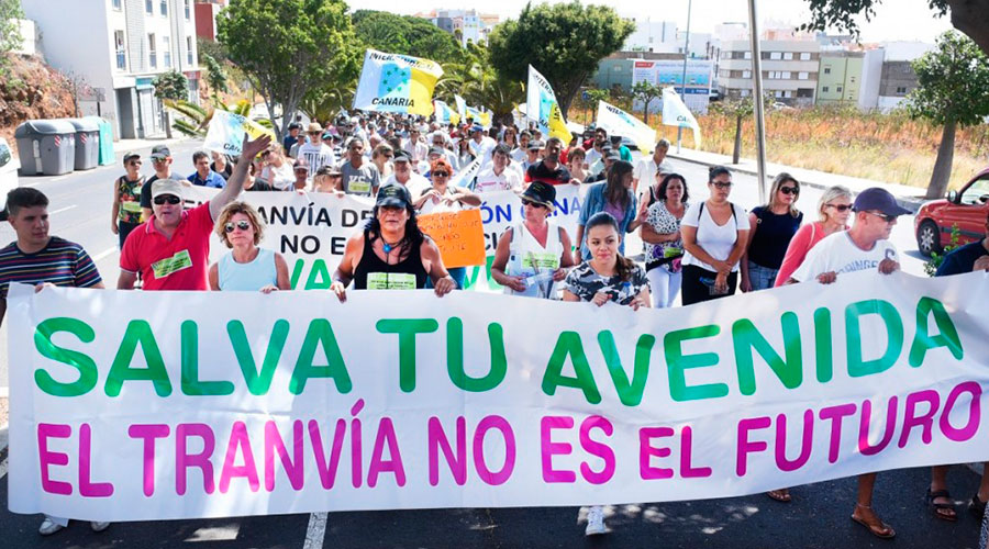 PROTESTA TRANVIA MAJUELOS