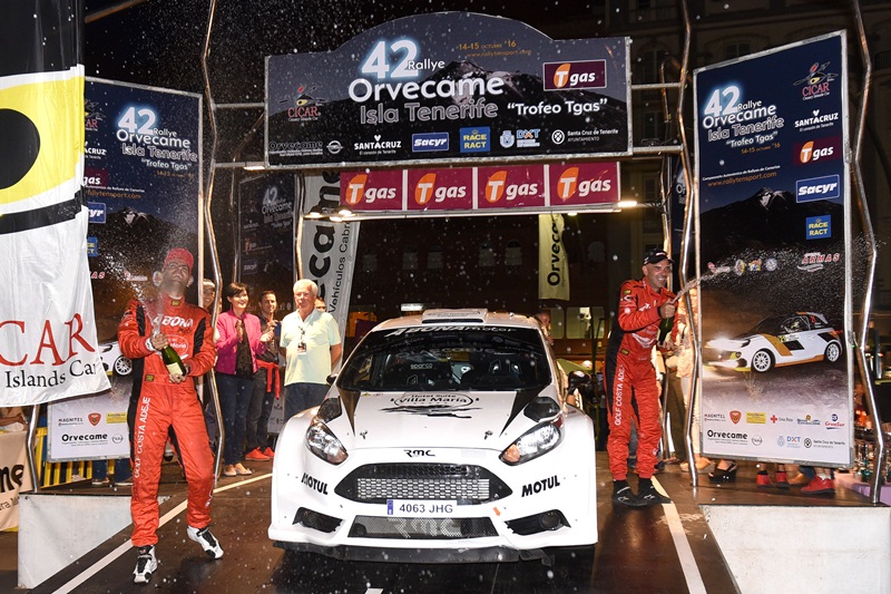 Eduardo Domínguez y Dailos González Rally Orvecame Isla Tenerife Trofeo Tgas