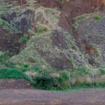 Esta es la zona en la que se localiza el yacimiento paleontológico ubicado en la playa de Las Teresitas. / DA