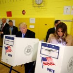 Donald Trump y su esposa, Melania Trump, votan en New York | REUTERS/Carlo Allegri