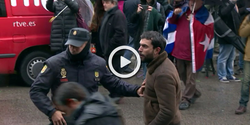Enfrentamientos dialécticos en Madrid entre castristas y disidentes | EFE