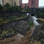 El agua baja por el Barranco de Santos tras las lluvias en Santa Cruz | Foto de Archivo (Andrés Gutiérrez)