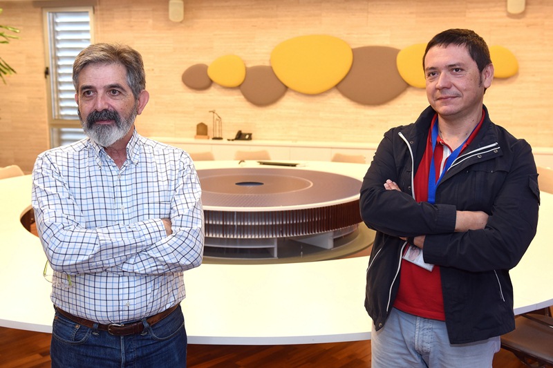 El gerente del ITER, Manuel Cendagorta (izq.) y Jesús Rodríguez. Sergio Méndez