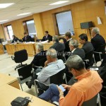 Antonio Plasencia, uno de los empresarios acusados en el caso de Las Teresitas, en la sala del jucio momentos antes de declaración | Andrés Gutiérrez