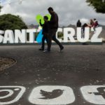 El corazón de Tenerife, el corpóreo del logotipo en la Plaza de España | Andrés Gutiérrez