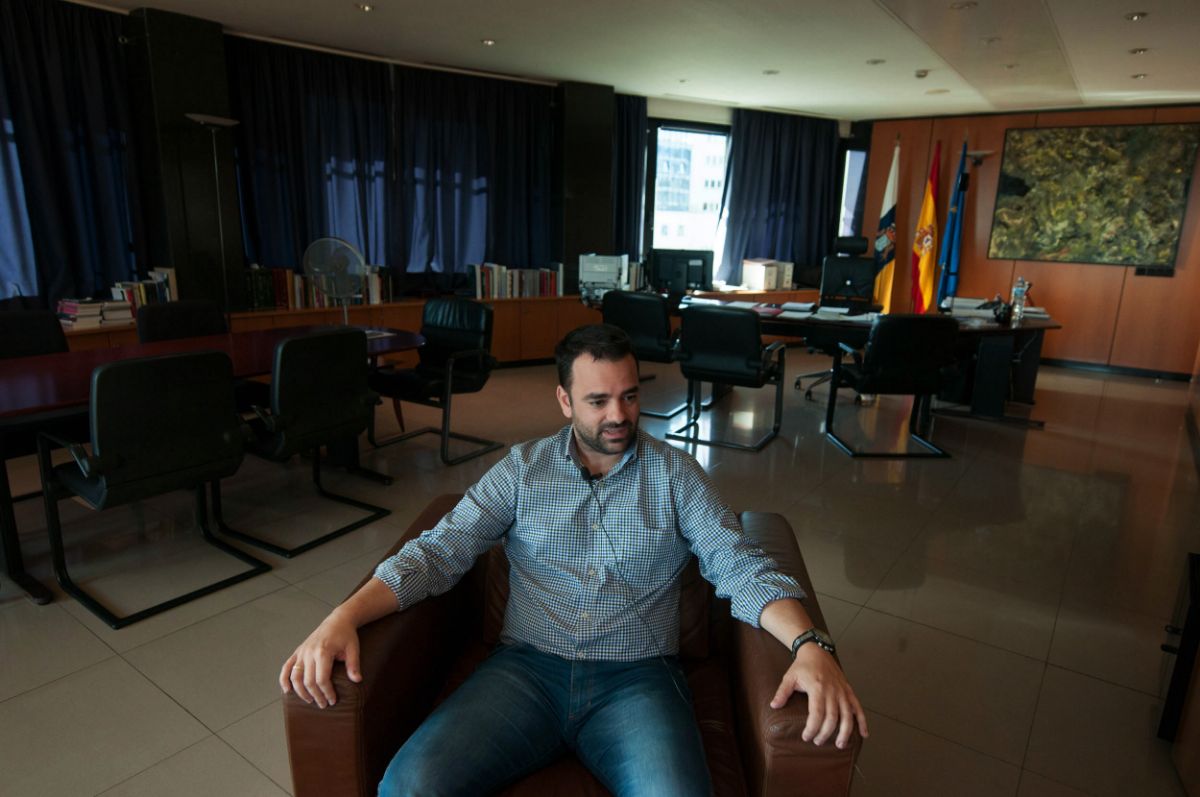 Aarón Afonso González. / FRAN PALLERO Aarón Afonso González. / FRAN PALLERO