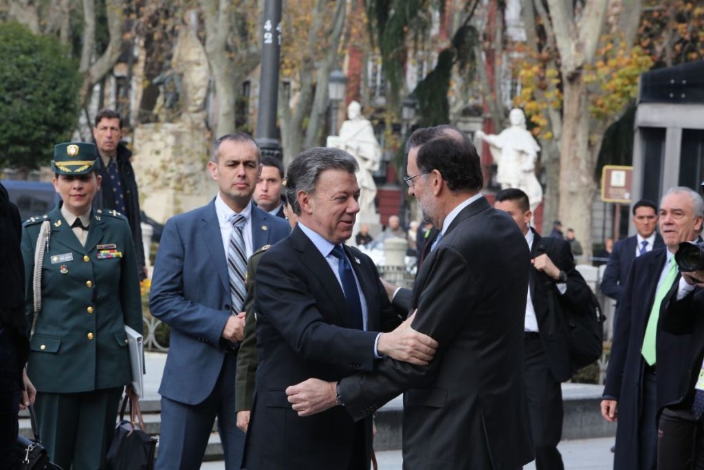 Mariano Rajoy recibe a Juan Manuel Santos | EUROPA PRESS
