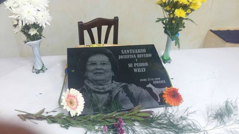 El santuario llevará el nombre de Josefina Rivero y su perro Willy /DA