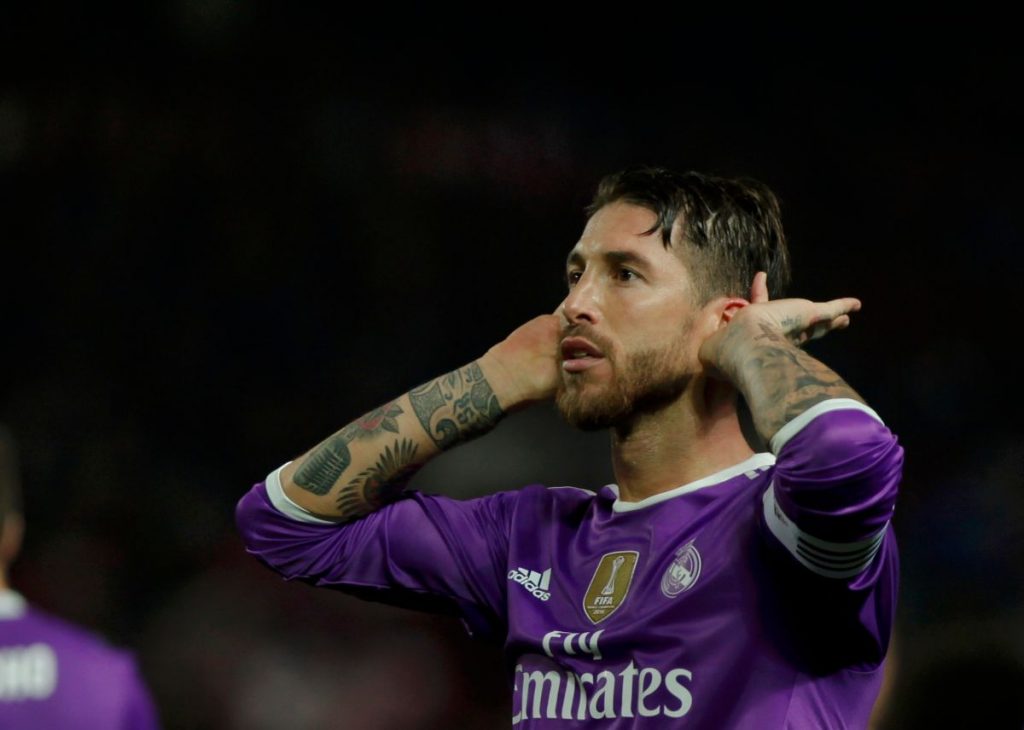 Sergio Ramos celebra su gol de penalti | FOTO: REUTERS/Jon Nazca