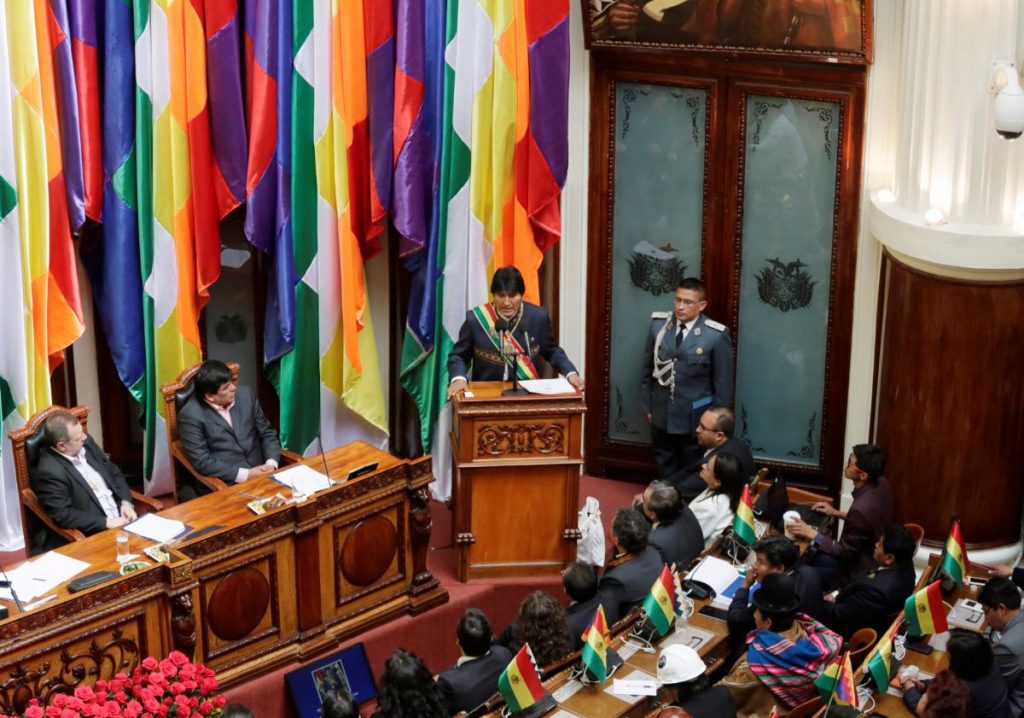 Evo Morales durante el pleno en Bolivia | REUTERS/David Mercado