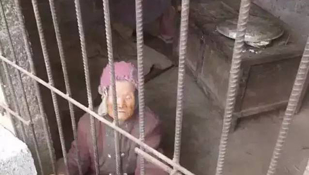 La anciana encerrada en el calabozo | Huanqiu