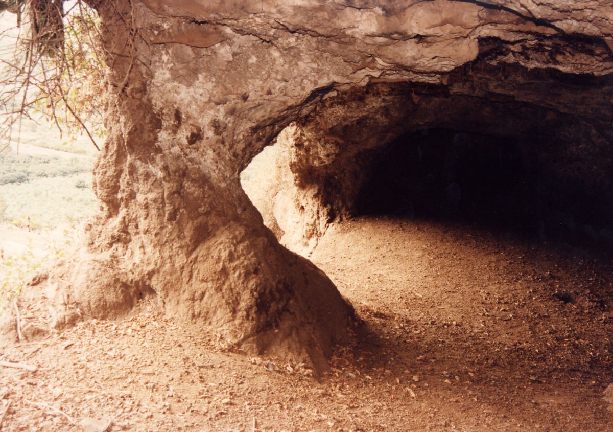 Imagen del interior del a cueva de Bencomo | DA