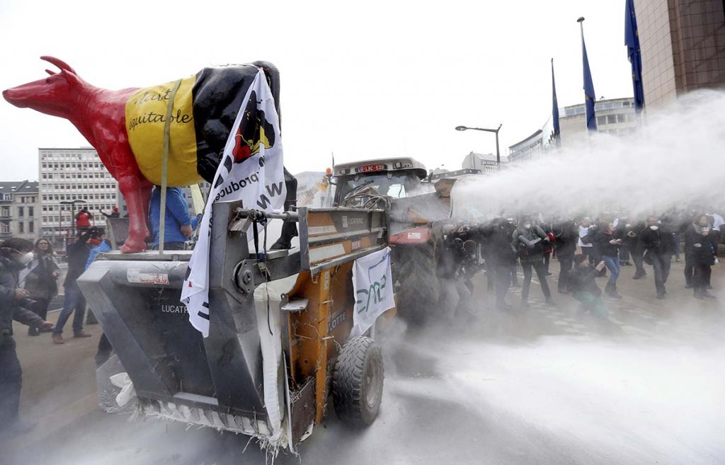 Ganaderos protestan en Bruselas | REUTERS/Francois Lenoir