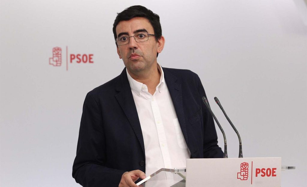 Mario Jiménez, portavoz de la gestora federal del PSOE. DA