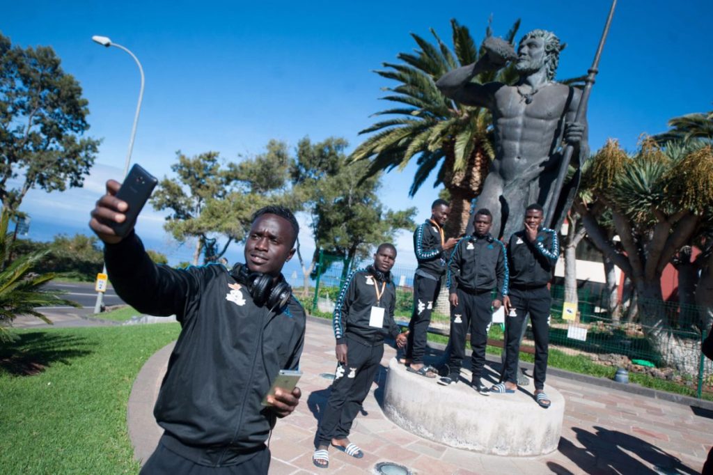 La Selección de Zambia en Tenerife | Foto: Fran Pallero