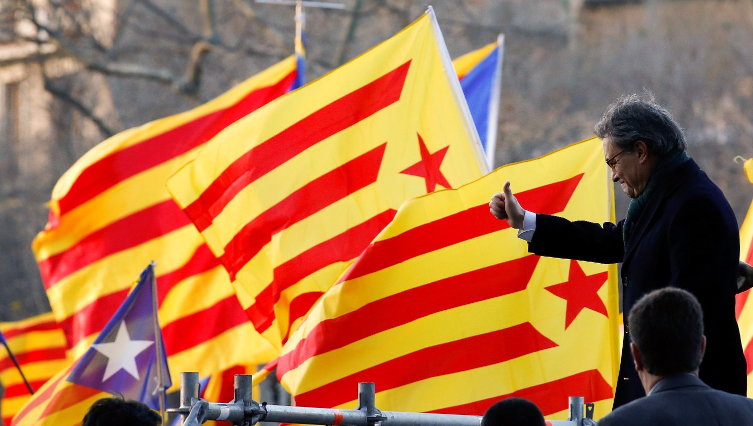 Artur Mas, a su entrada a los TSJC donde está siendo juzgado por la consulta del 9-N | REUTERS/Albert Gea