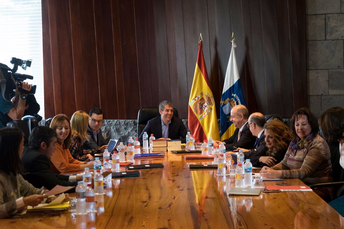 Reunión del Consejo de Gobierno en la sede de la Presidencia del Gobierno de Canarias en Santa Cruz de Tenerife, a 6 de febrero de 2017 | DA